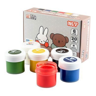 Фарби гуашеві Yes Miffy 6 кольорів 20 мл - 3
