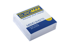Блок белой бумаги для записей, JOBMAX 90х90х30 мм, не склеенный - 1