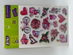 3D наліпки Французьке кохання 19 см, KIDS Line - 1