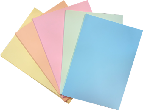 Набор цветной бумаги PASTEL, 5 цв., 250 л., А4, 80 г/м&sup2; - 2