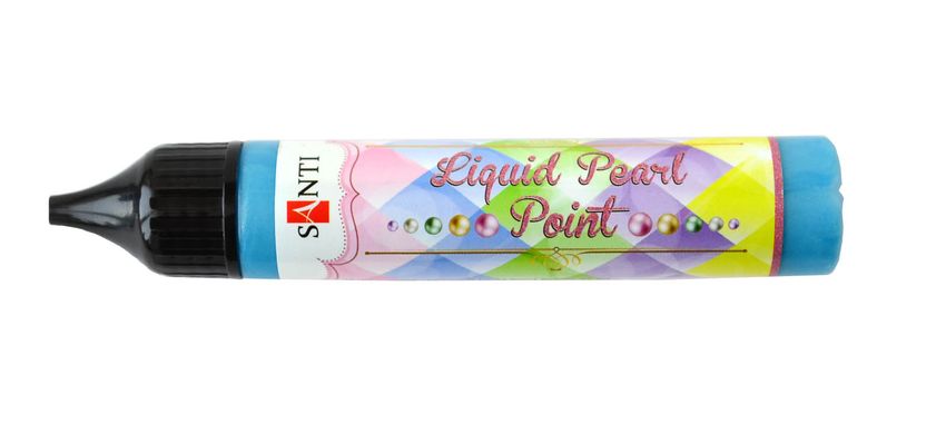 ЗD-гель "Liquid pearl gel", светло-синий - 1