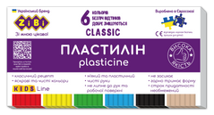 Пластилин CLASSIC 6 цветов, 120г, KIDS Line - 1