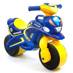 Дитяча іграшка "Мотобайк" музичний Поліція (жовто-блакитний)/DOLONI - 1
