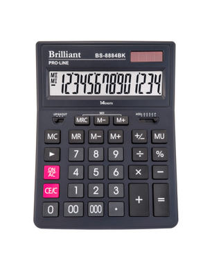 Калькулятор BS-8884BK 14р., 2-живл. - 2