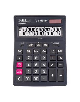 Калькулятор BS-8884BK 14р., 2-живл. - 1