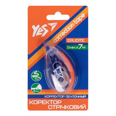 Коректор стрічковий YES 5мм х 7м Erudite ракушка - 1