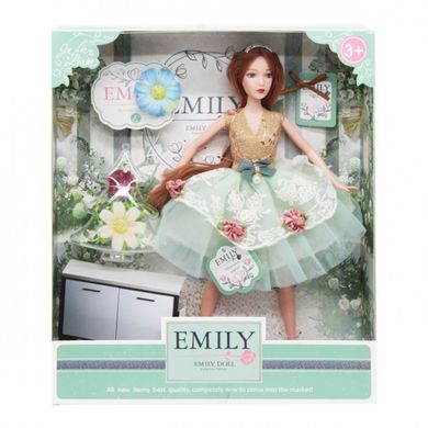 Кукла "Emily" QJ088B (48шт|2) с аксессуарами, р-р куклы - 29 см, в кор. 28.5*6.5*32.5 см - 1