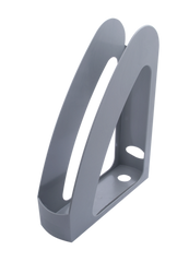 Лоток пласт. вертикальный "Радуга",передняя стенка, JOBMAX, серый - 1