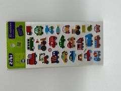 3D наліпки Робочі автівочки 18 см, KIDS Line - 1