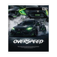 Тетрадь ученическая Yes Overspeed А5 18 листов клетка - 1