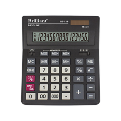 Калькулятор настольный Brilliant BS-116, 16 р - 1