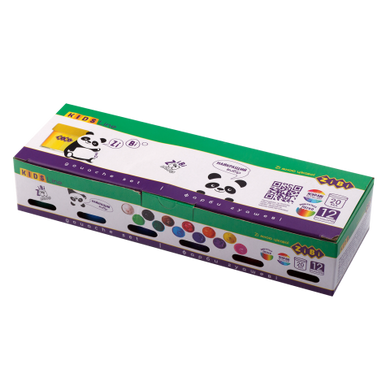 Гуашевые краски, 12 цветов по 20 мл, KIDS Line - 3