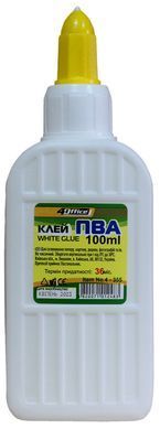 Клей ПВА з дозатором 100мл. 4OFFICE - 2