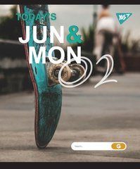 Тетрадь для записей А5/24 лин. YES "JUN&MON" иридиум+софт.тач - 1