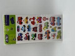 3D наліпки Спец автівочки 18 см, KIDS Line - 1