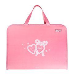 Папка-портфель Yes Barbie Shiny FC на молнии с тканевыми ручками - 1
