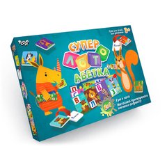 Настольная развлекательная игра "Суперлото" Азбука укр. Danko Toys - 1