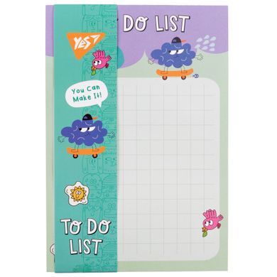 Папір для нотаток на магніті Yes To Do List Stand with Ukraine - 3
