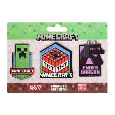 Магниты фигурные Yes Minecraft 3 шт - 3