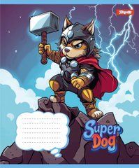 Зошит учнівський шкільний 1 Вересня Super Dog А5 12 аркушів лінія - 1