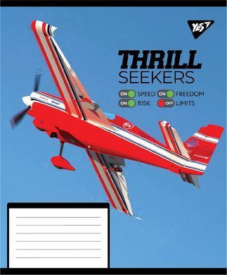 Тетрадь ученическая общая YES Thrill Seekers А5 48 листов клетка - 3