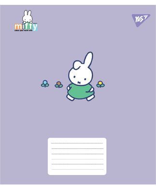 Тетрадь ученическая школьная Yes Miffy Playfull А5 12 листов косая линия - 4