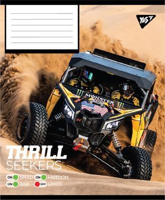 Тетрадь ученическая общая YES Thrill Seekers А5 48 листов клетка - 4