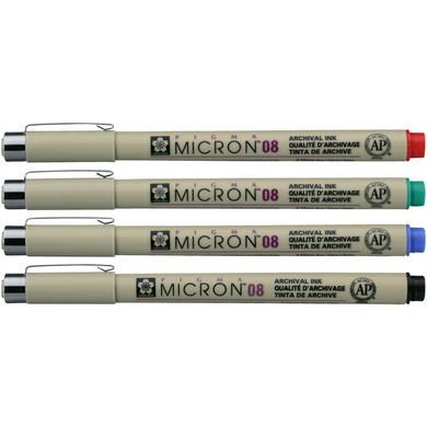 нер PIGMA MICRON (0.8), 0,5мм, Чорний, Sakura - 3