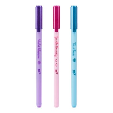 Ручка шариковая YES Glam 0,7 мм синяя - 1
